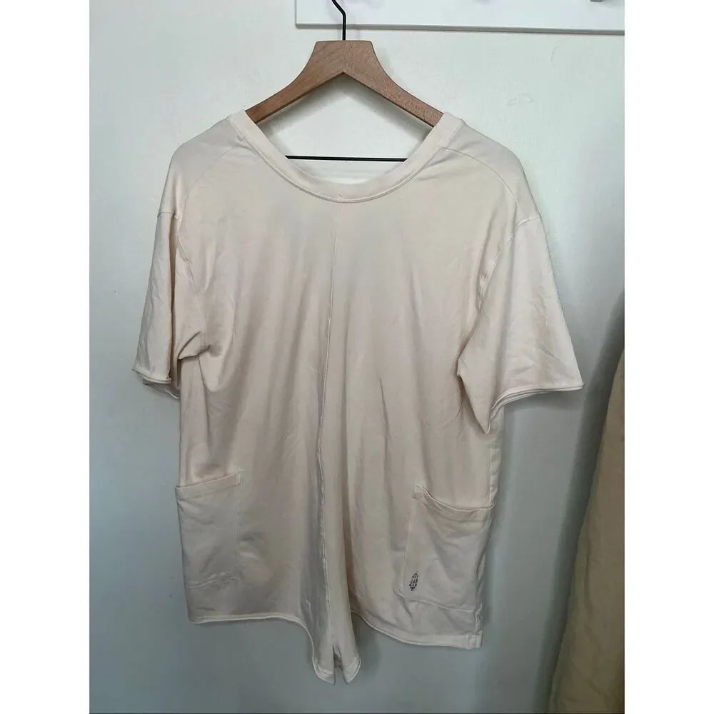 Free People Movement Hotshot Romper | Very Light Pink in Small - Picture 4 of 7